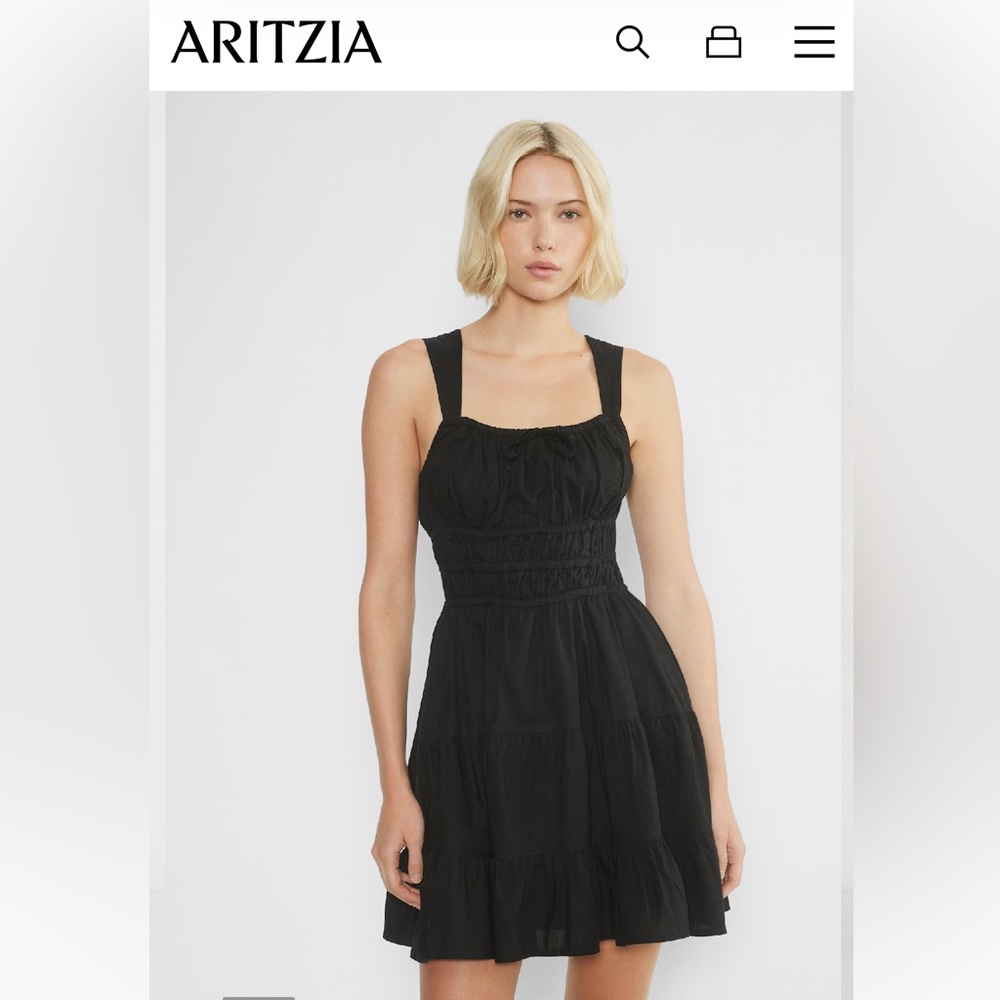Aritzia Sunday Best Martine Poplin Dress